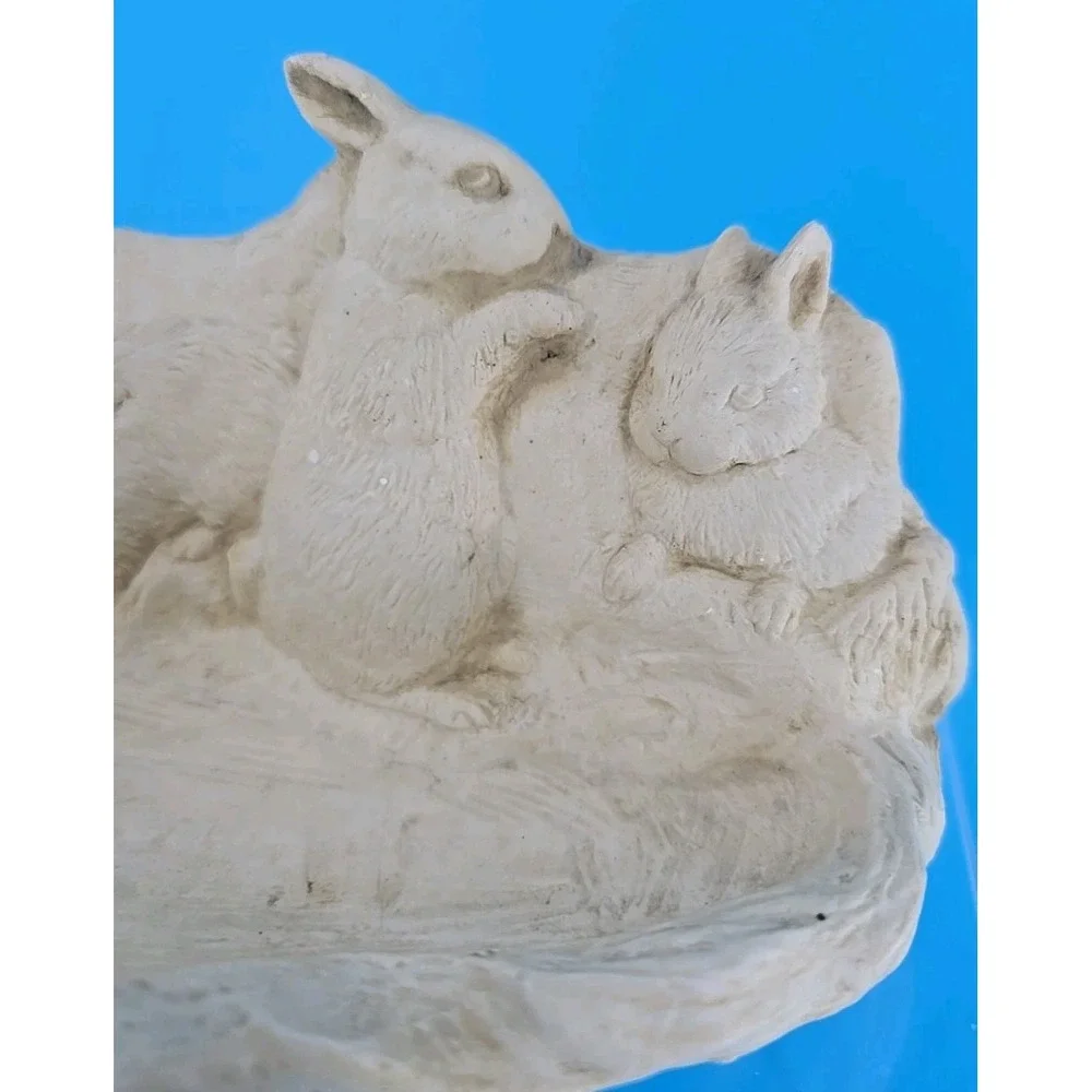 Hen Feathers & Company Bunny Hanging Shelf Bonded Marble - Accents Home & Garden